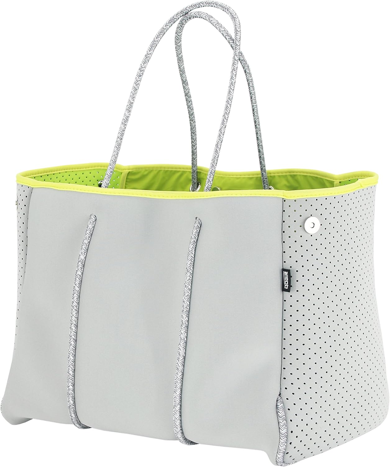 QOGiR Neoprene Beach Bag Tote: Stylish, Large, and Versatile