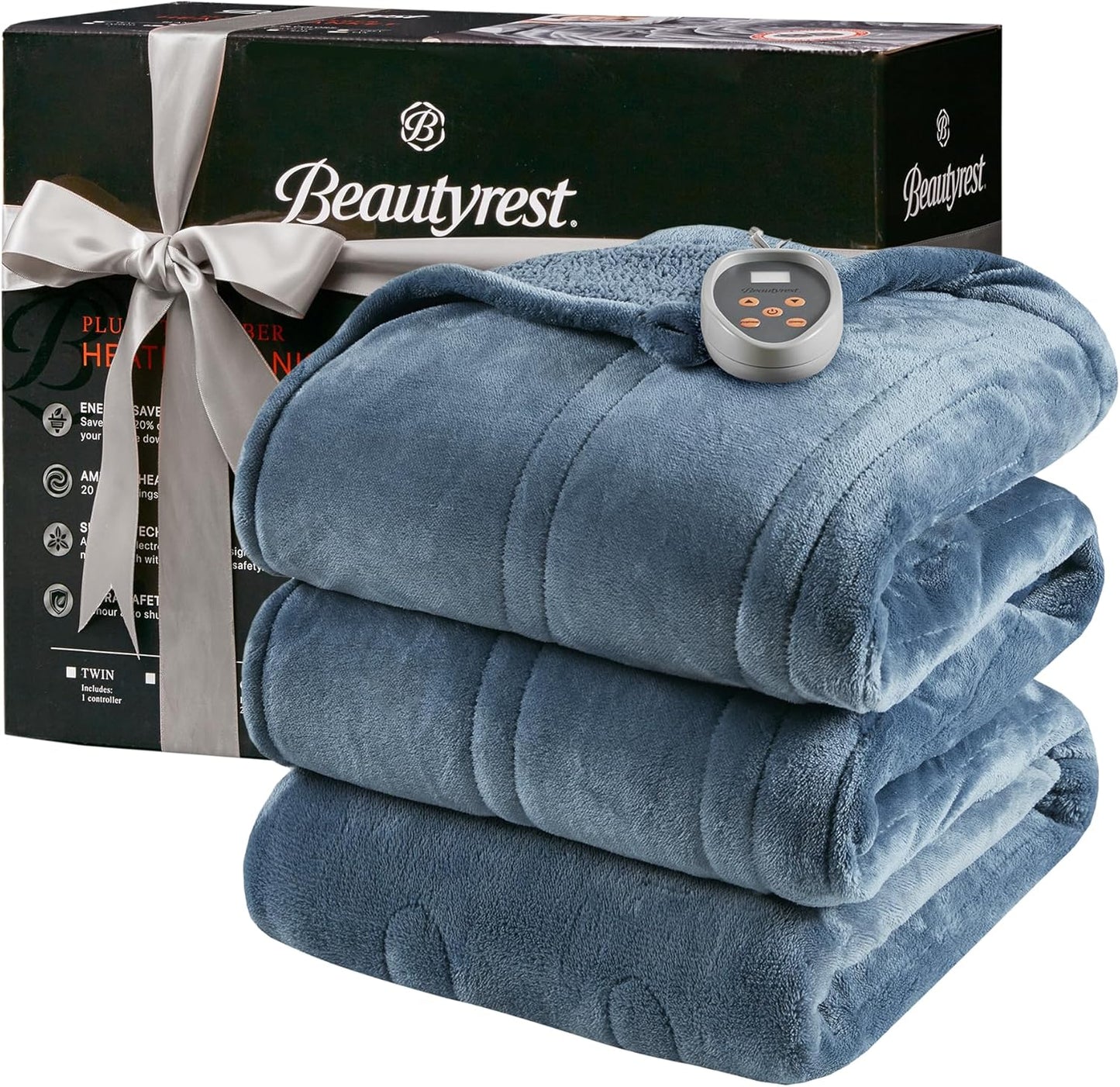 Beautyrest Heated Microlight to Berber Blanket for Cozy Comfort