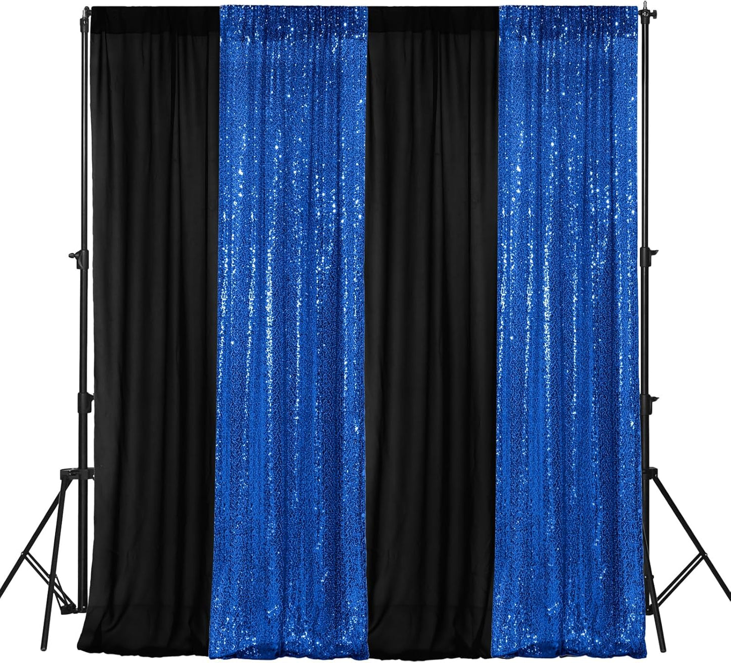 4 Panels Backdrop Curtains for Elegant Party Decorations