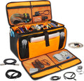 Cable Bag Organizer & DJ Bag with Detachable Padded Bottom - Travel