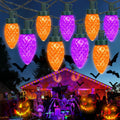 C9 Halloween Lights 2PK 100 LED Purple Orange Indoor Outdoor