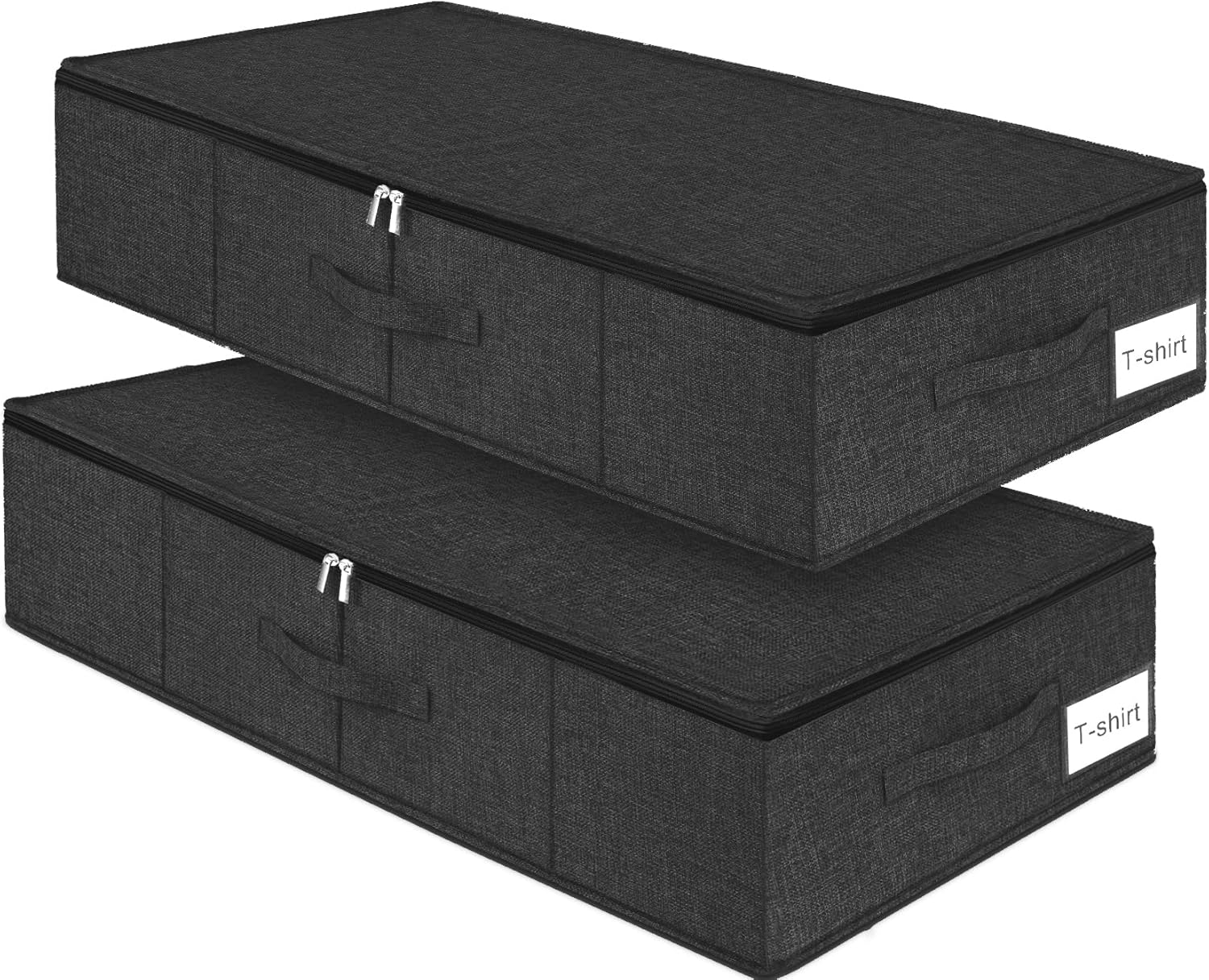 Under Bed Storage Container for Clothes and Shoes, 2 Pack