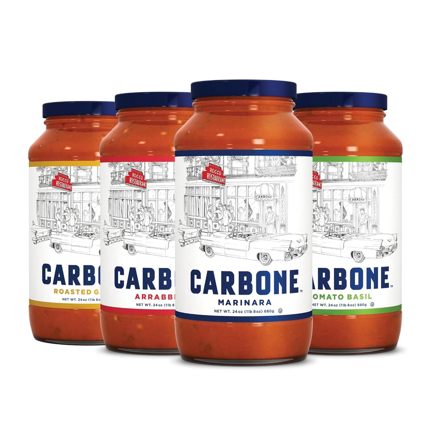 Carbone Pasta Sauce Variety Pack - Authentic Italian Flavors