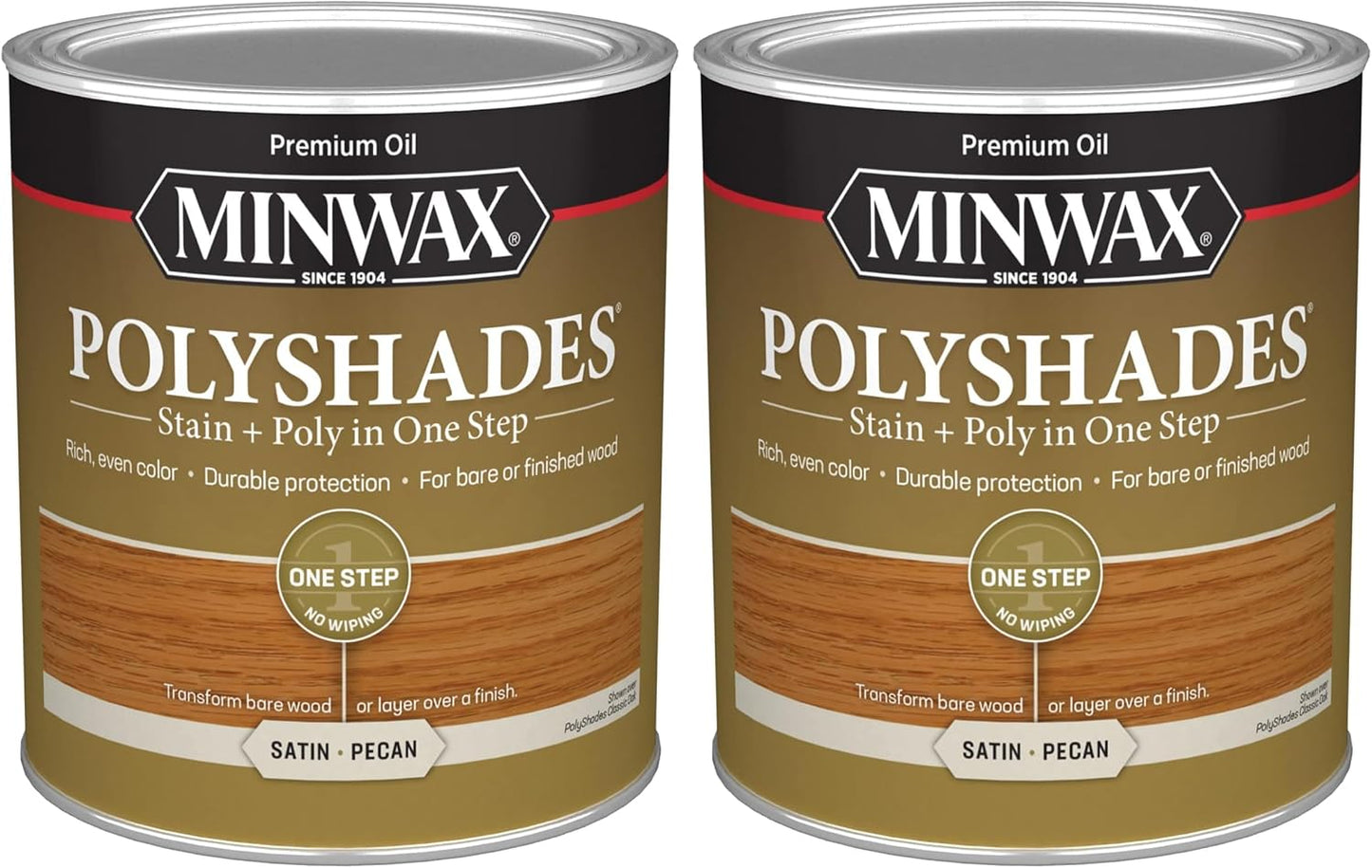 Minwax PolyShades Wood Stain and Polyurethane Finish Quart