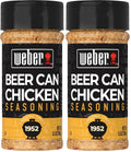 Weber Beer Can Chicken Seasoning, 5.5 Ounce Shaker Pack (12) - Savory