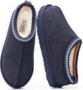 Project Cloud 100% Genuine Leather Womens Slippers - Cozy Memory Foam