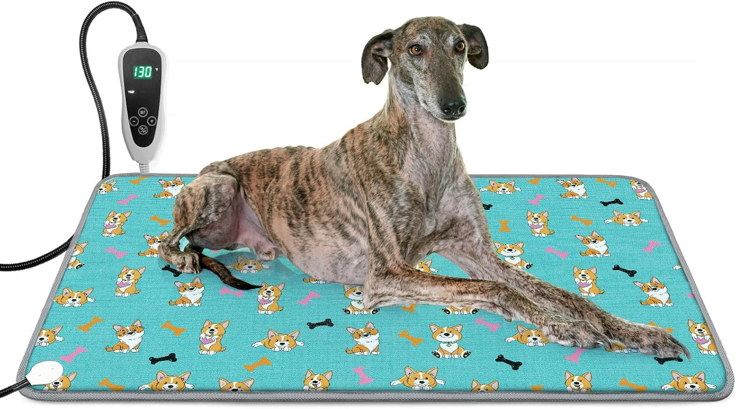 Extra Large Dog Heating Pad with Smart Thermostat for Pets