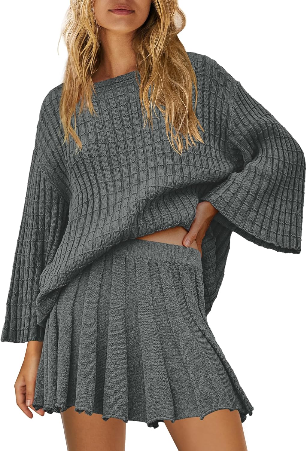 SENSERISE Fall Sweater Sets for Women - Stylish 2 Piece Outfit