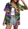 Carnival Style Mardi Gras Shirt for Women