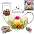 Glass Teapot with Removable Infuser - Stovetop & Microwave Safe