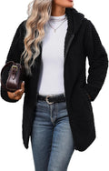 Stylish Women's Hooded Fleece Jacket for Winter Warmth