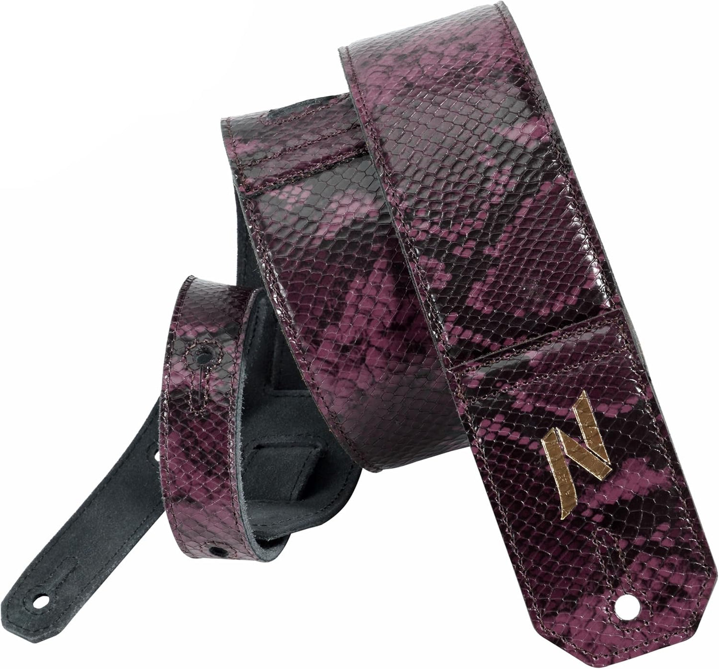 Nefelibata Guitar Strap - Handmade Cowhide with Padding for Comfort