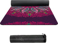 Suede TPE Yoga Mat 72x32 8mm Extra Thick Non Slip - Cushioned Support