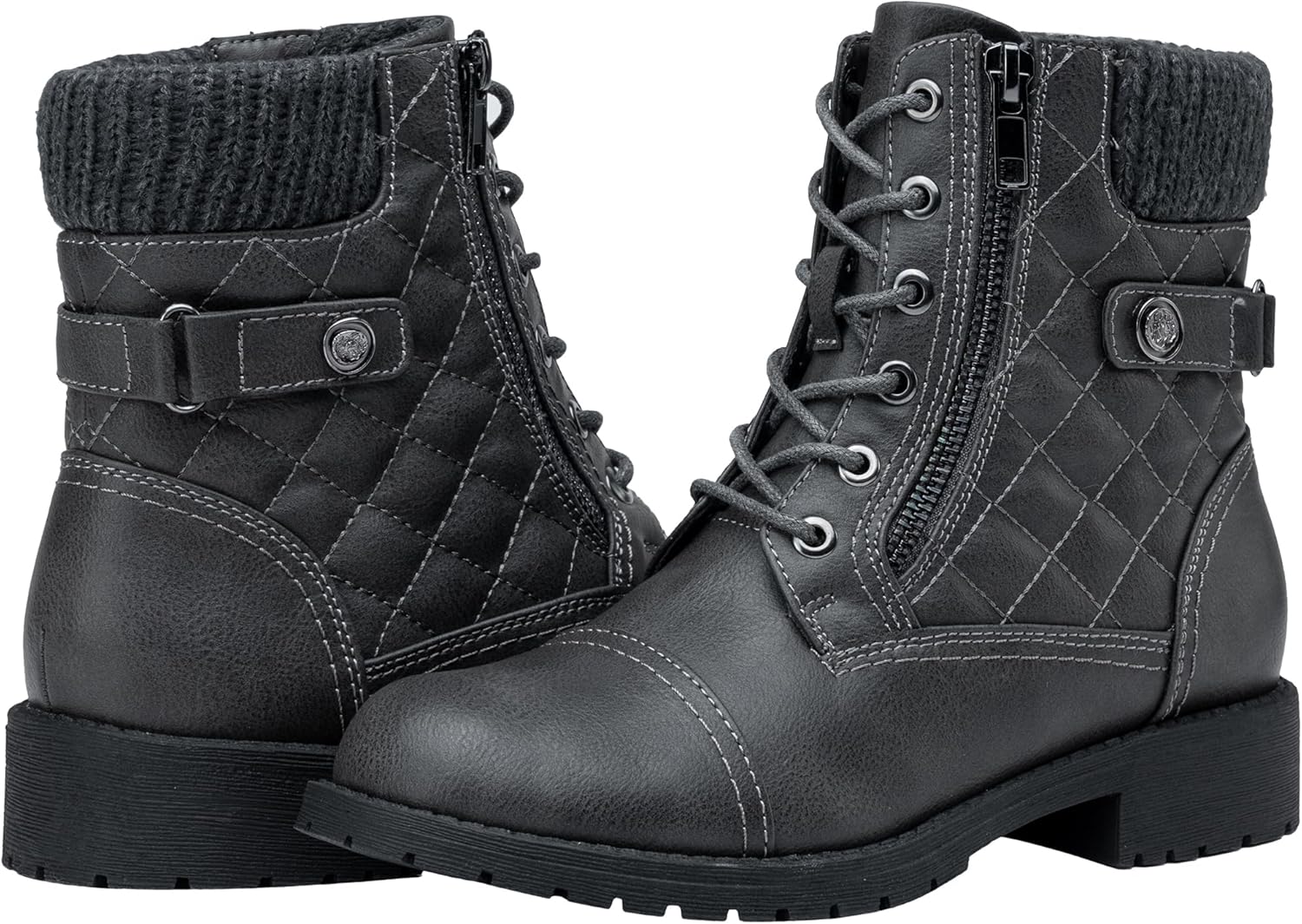 Vepose Women's Combat Ankle Boots for Style and Comfort