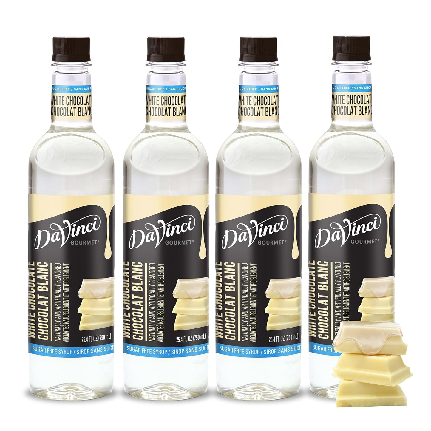 DaVinci Gourmet Sugar-Free White Chocolate Syrup for Drinks