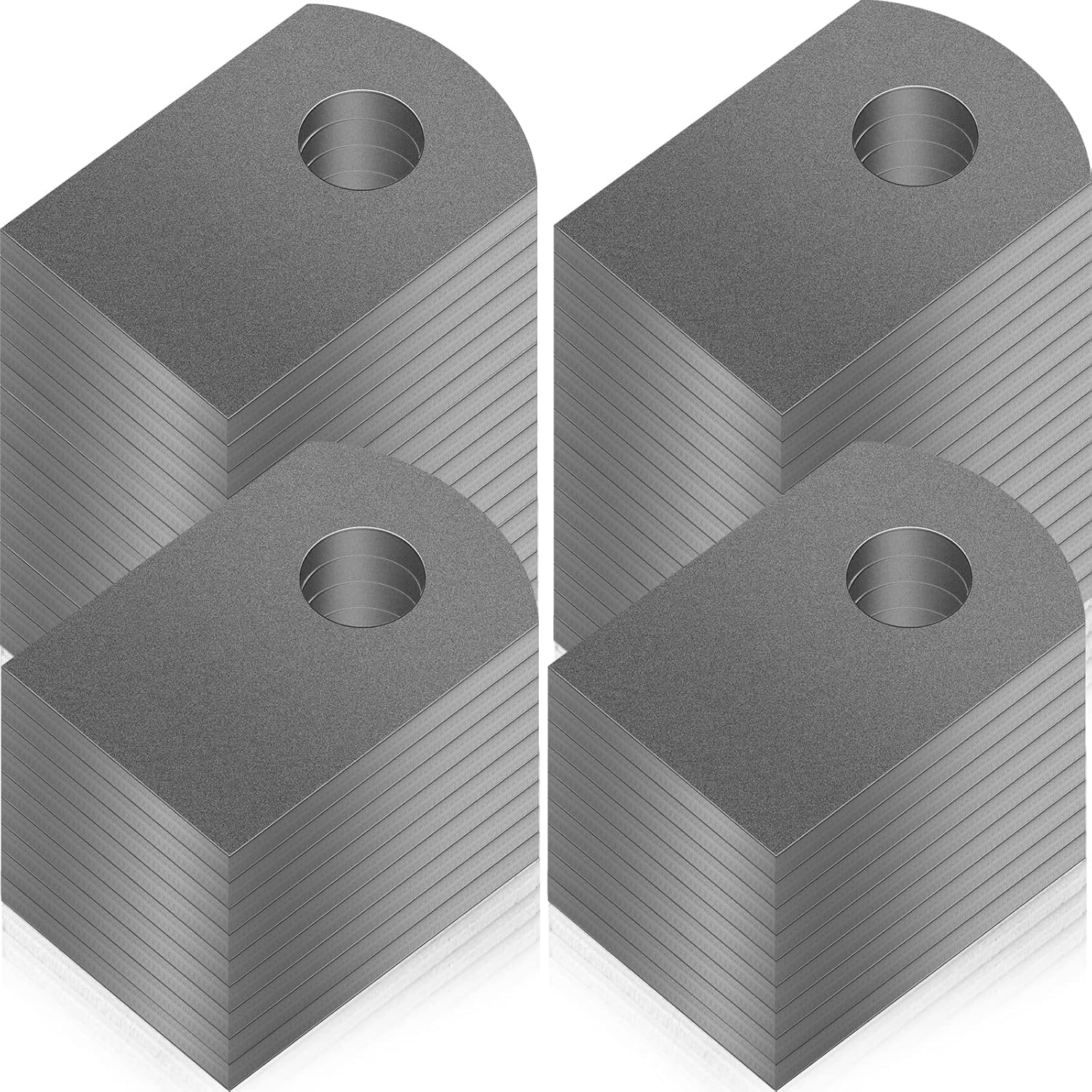 Dunzy 100 Pcs Steel Weld Tabs for Easy Welding and Stability