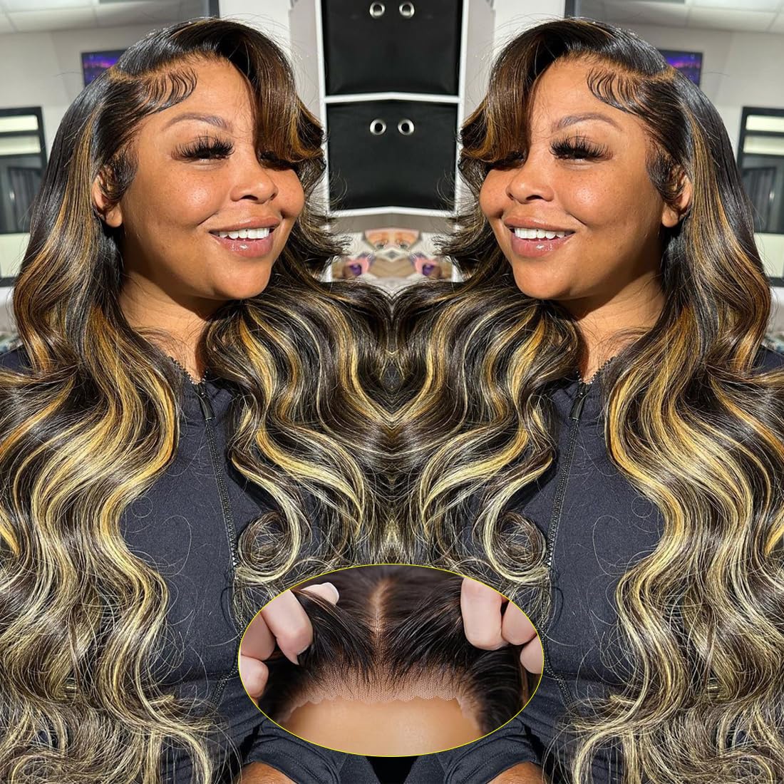 Highlight 5x5 HD Lace Closure Wigs for Natural Look and Comfort
