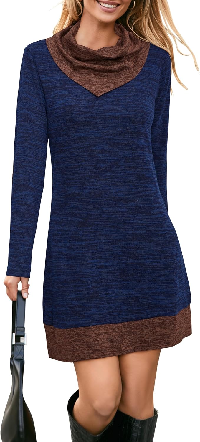 STYLEWORD Women's Winter Dress Tunic Tops for Leggings Fashion