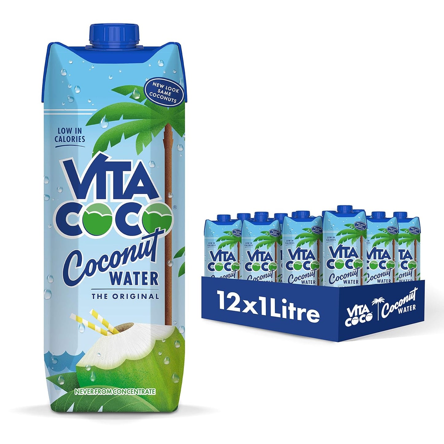 Vita Coco Pure Coconut Water - Naturally Hydrating Electrolytes