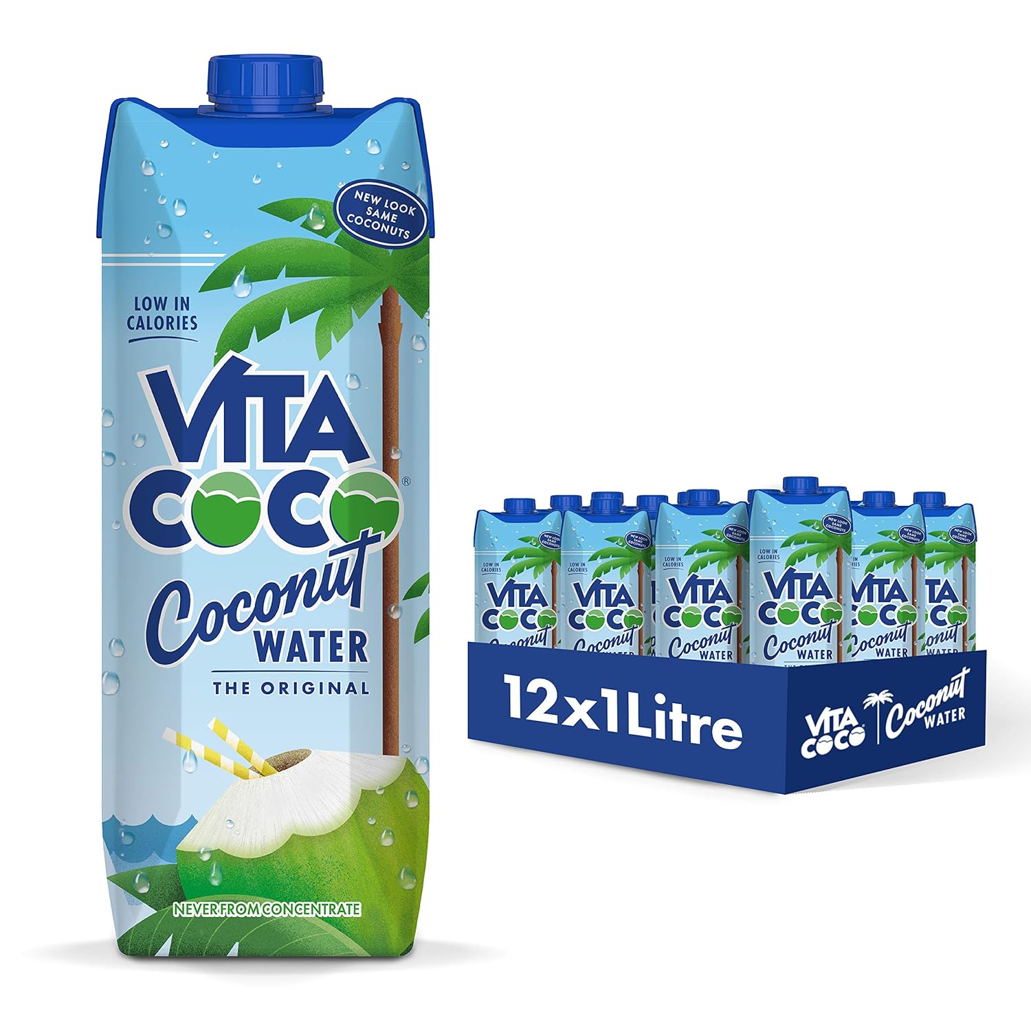 Vita Coco Pure Coconut Water - Naturally Hydrating Electrolytes
