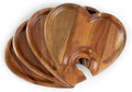 PICNIC TIME Toscana Heart-Shaped Wine Appetizer Trays - Handy