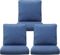 Outdoor Chair Cushions 3 Packs for Patio Glider Rocking Chairs