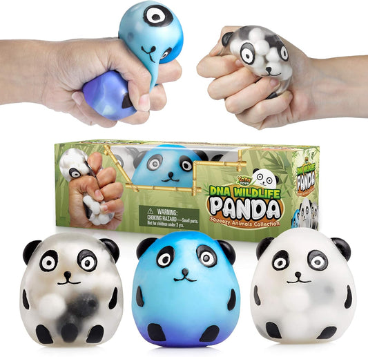 Panda DNA Stress Balls - Mental Clarity Boost - 3 Pack