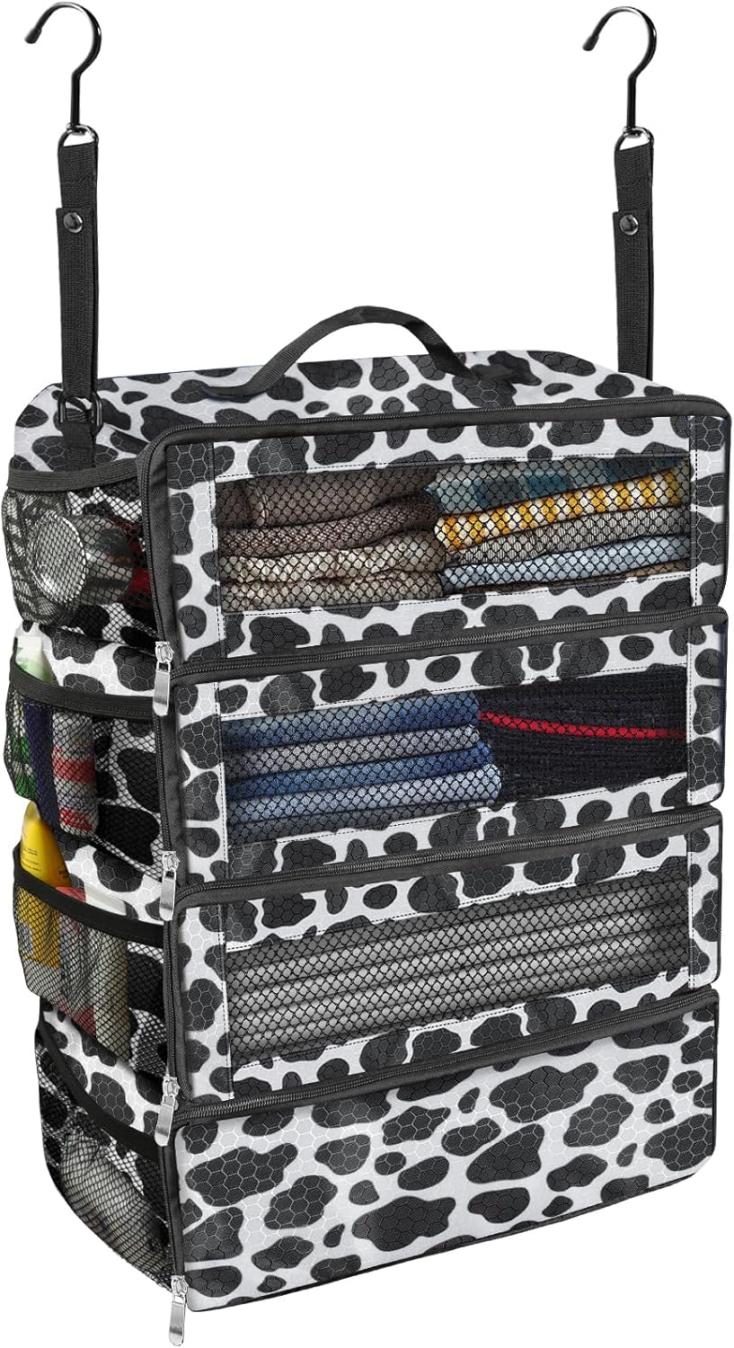 Portable Hanging Travel Shelves for Efficient Packing and Organizing