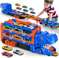 IHAHA 13 in 1 Dinosaur Race Track Toys for Boys Ages 3-6 - Foldable