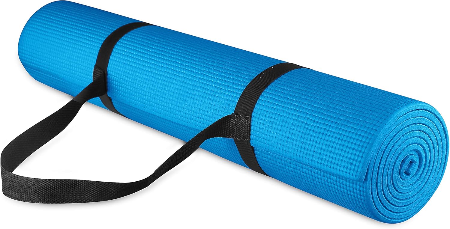 High Density Anti-Tear Yoga Mat - Carry in Style!