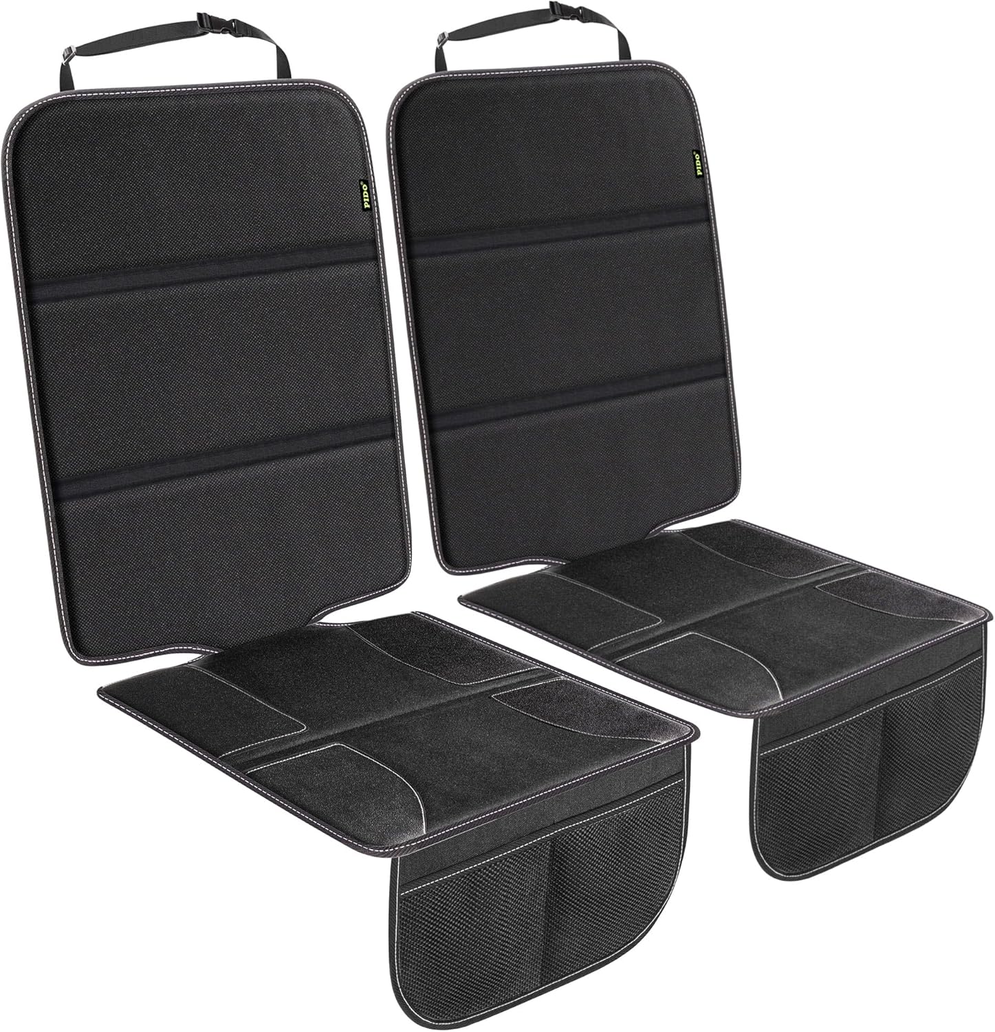 PIDO Car Seat Protector for Child Car Seat - 2 Pack Mats