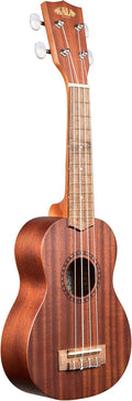 Kala KA-15S Mahogany Soprano Ukulele - Warm, Beginner-Friendly Tone
