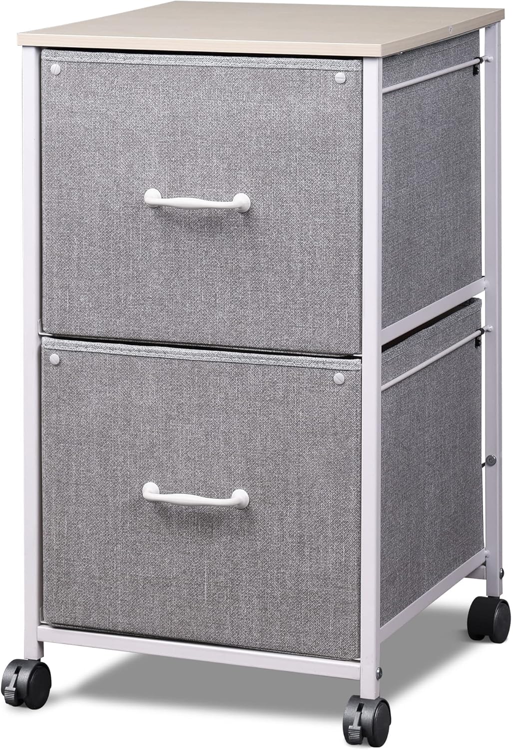 DEVAISE 2 Drawer Mobile File Cabinet for Home Office Storage