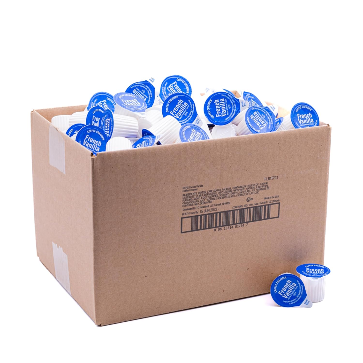Heartland French Vanilla Liquid Creamer, 200 Single Serve Cups