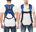 Full Body Safety Harness 130-300 lbs Capacity with Dorsal D-ring