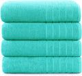 Casa Platino Large Bath Sheets 4 Pack - Soft Quick-Dry Bath Sheets