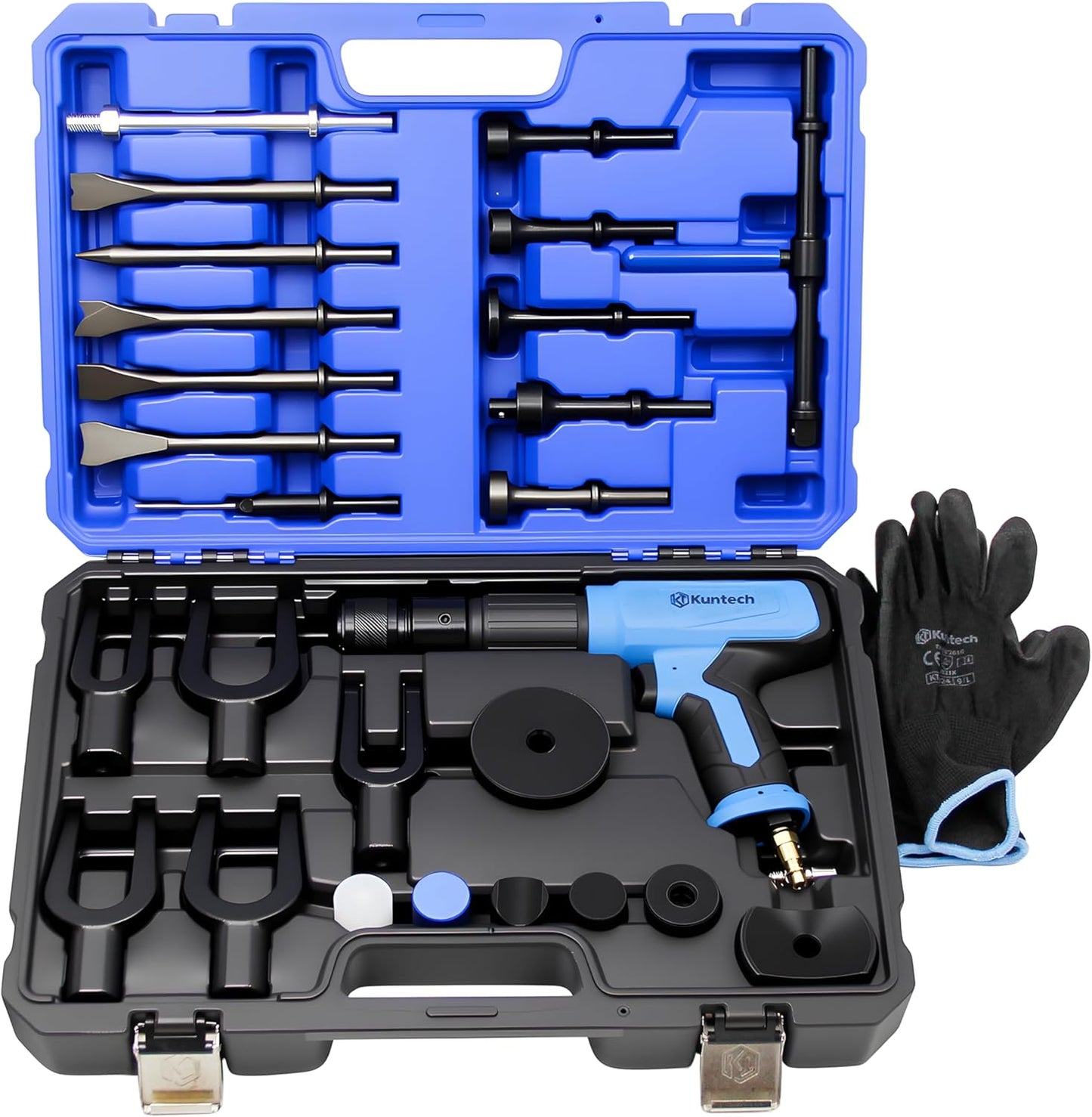 27PCS Air Hammer Kit with Chisels for Efficient Repairs
