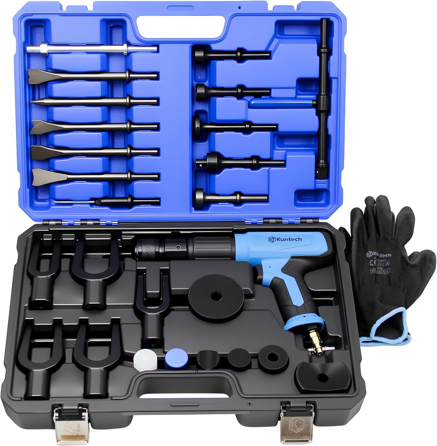 27PCS Air Hammer Kit with Chisels for Efficient Repairs