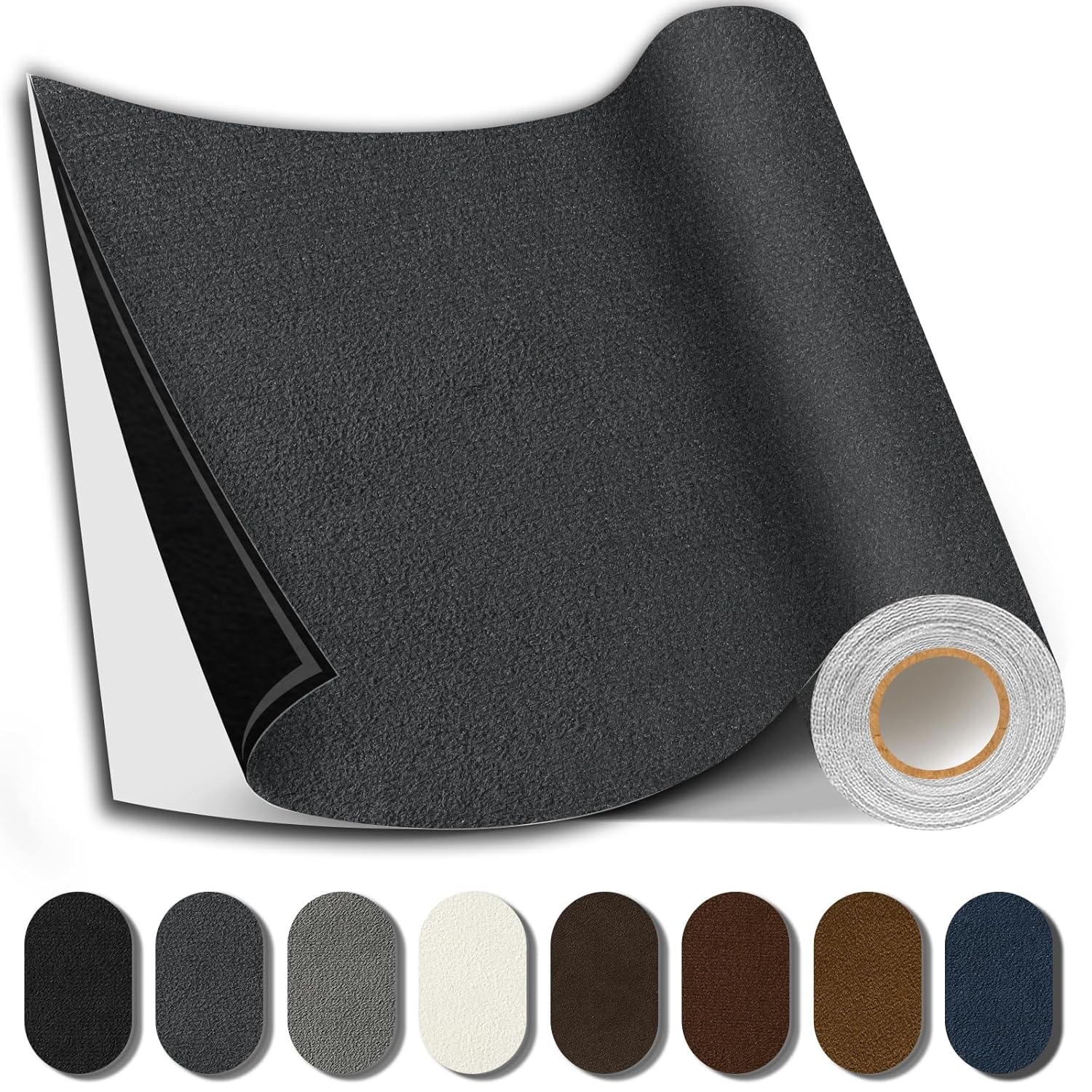 Suede Repair Patch for Furniture, Sofa, Car Interior & More