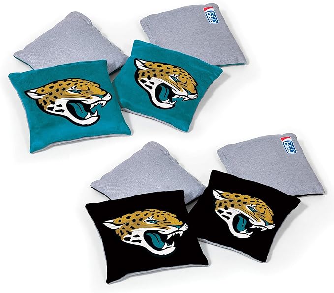 NFL Pro Football Dual Sided Bean Bags for Cornhole Set - 8 Count