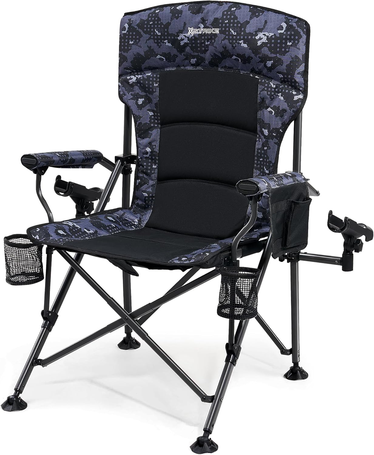X Strike Heavy-Duty Folding Camping Chair - 350 LBS Support