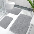 OLANLY Chenille Bath Rugs Set for Luxurious Comfort in Your Bathroom