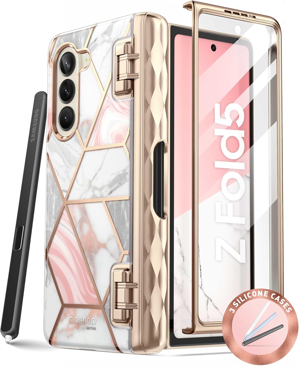i-Blason Cosmo Case for Samsung Galaxy Z Fold 5 with Pen Holder