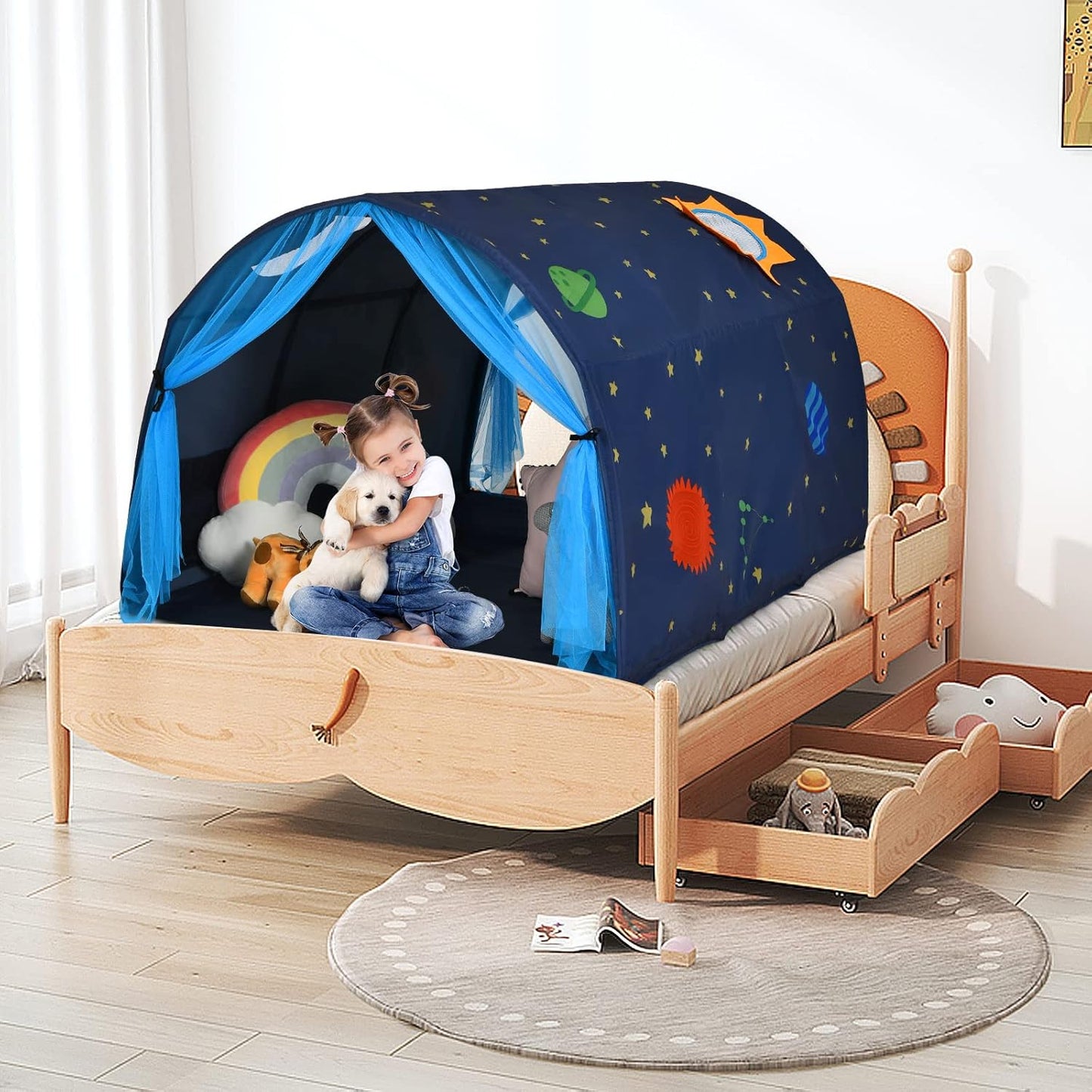 Costzon Galaxy Dream Bed Tent - Ultimate Privacy & Play Space