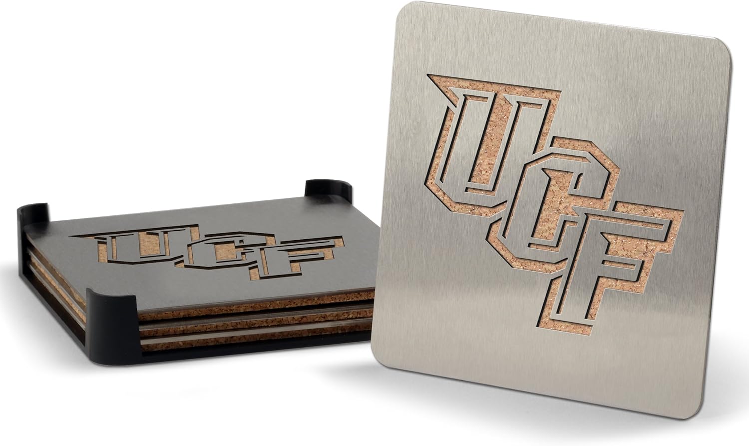 YouTheFan NCAA Boasters Set of 4 Premium Coasters for Fans
