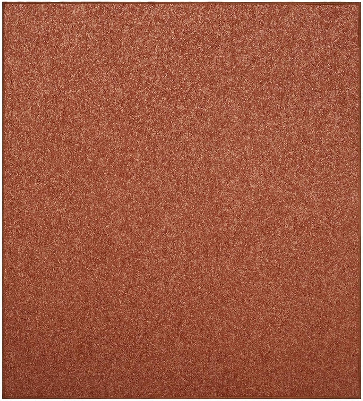 Pet Friendly Solid Color Area Rugs Rust - Perfect for Any Room
