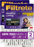 Filtrete 20x25x4 SlimFit AC Furnace Air Filter - MPR 1550