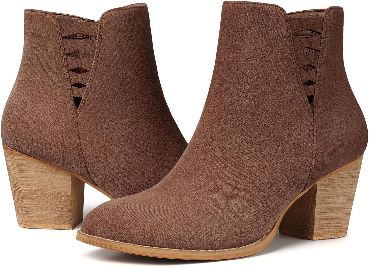 TEMOFON Ankle Boots for Women: Stylish Suede Booties for Fall