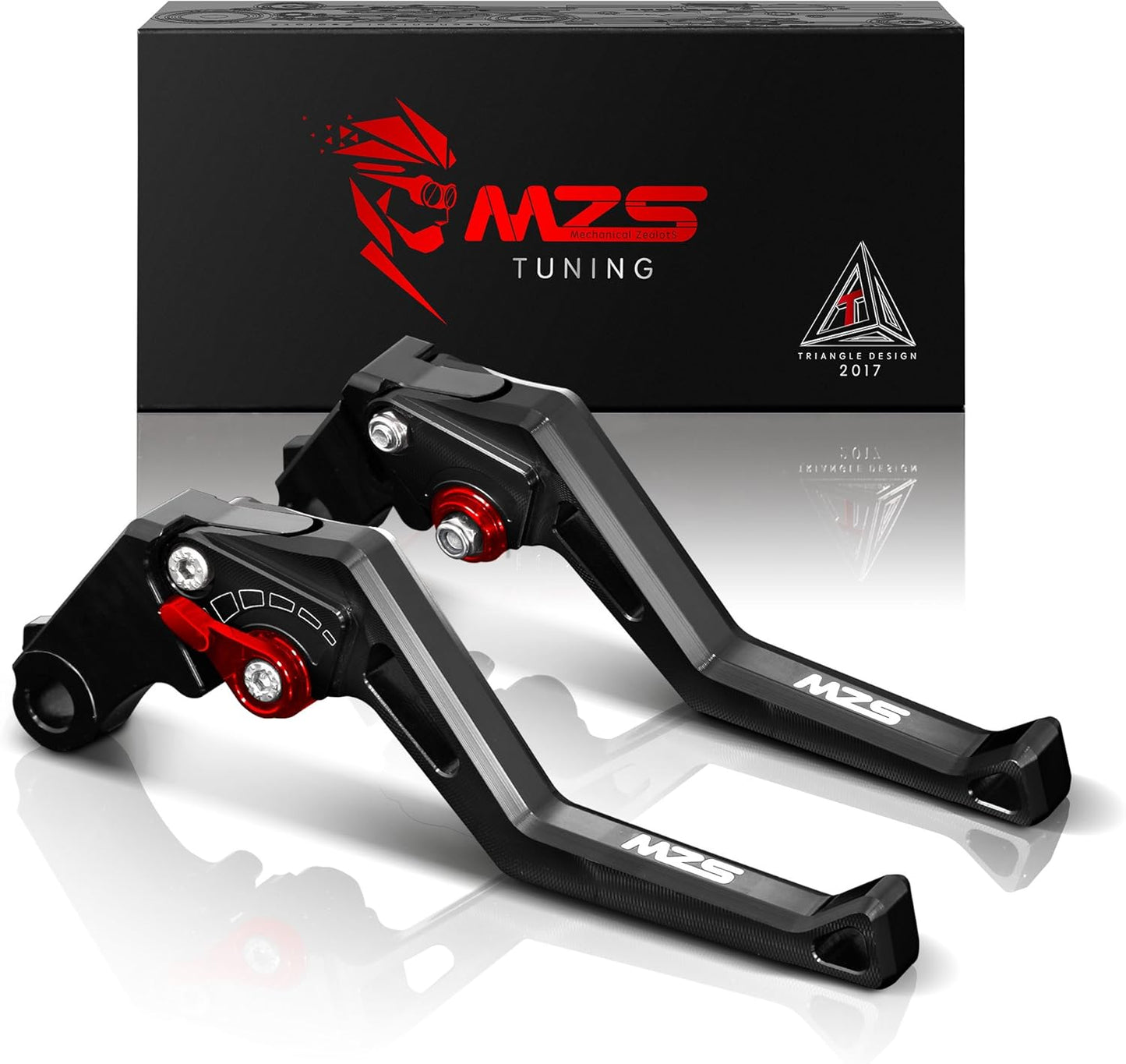 MZS Black Motorcycle Clutch Brake Levers for YZF R3 R25 MT03 MT25
