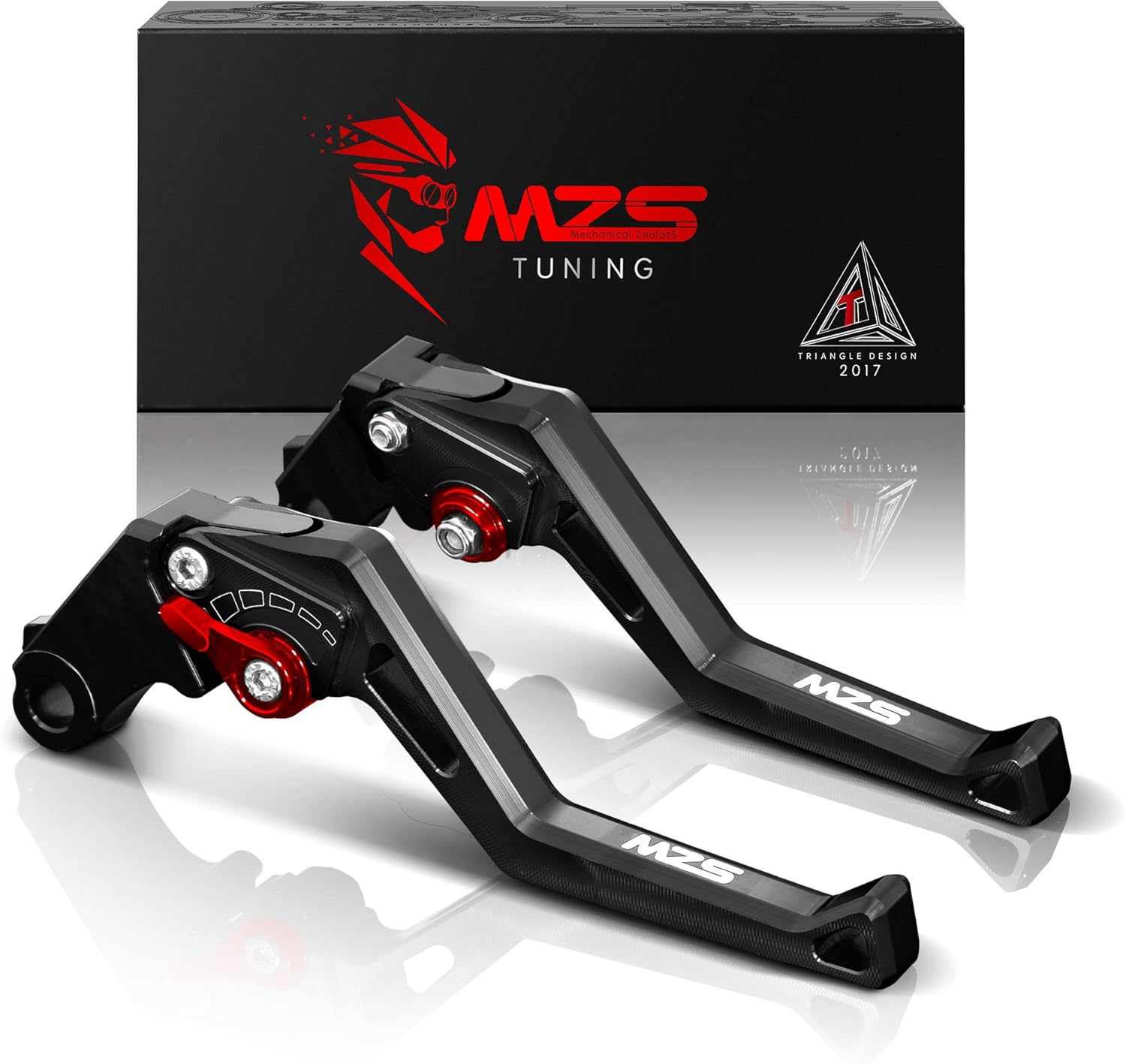 MZS Black Motorcycle Clutch Brake Levers for YZF R3 R25 MT03 MT25